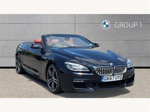 Carbon black Used 2017 BMW 650 Cabriolet M Sport Cabriolet | £26,095 - Image 1/4