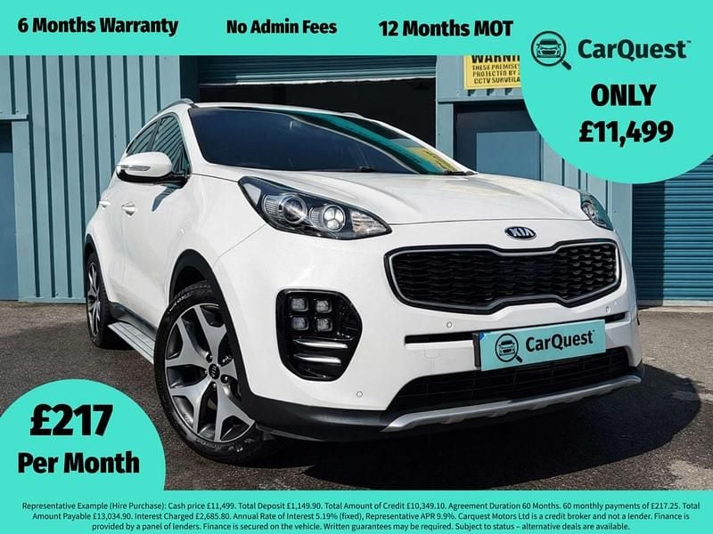Used Kia Sportage GT-Line 2017 White SUV