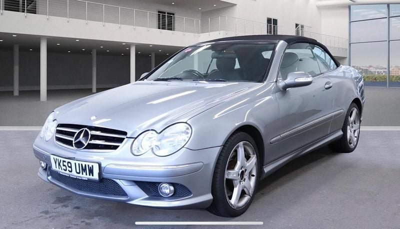 Silver Used 2009 Mercedes CLK200 Cabriolet | £3,500 (Fair price) - Image 1/4