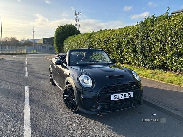 Used Mini John Cooper Works Cabriolet 228 HP (167 kW) 2017 Black Cabriolet