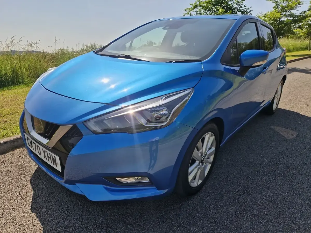 Used Nissan Micra Acenta 2020 Blue Hatchback