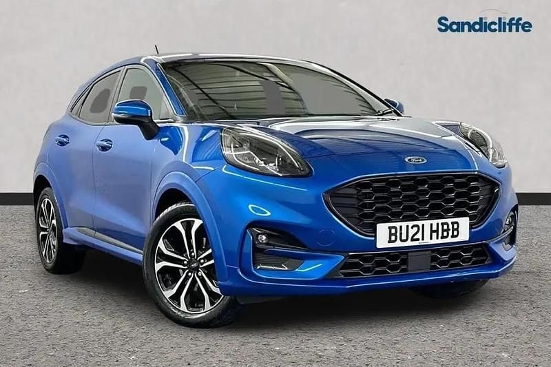 Blue Used 2021 Ford Puma ST-Line Hatchback | £13,777 (Fair price) - Image 1/4