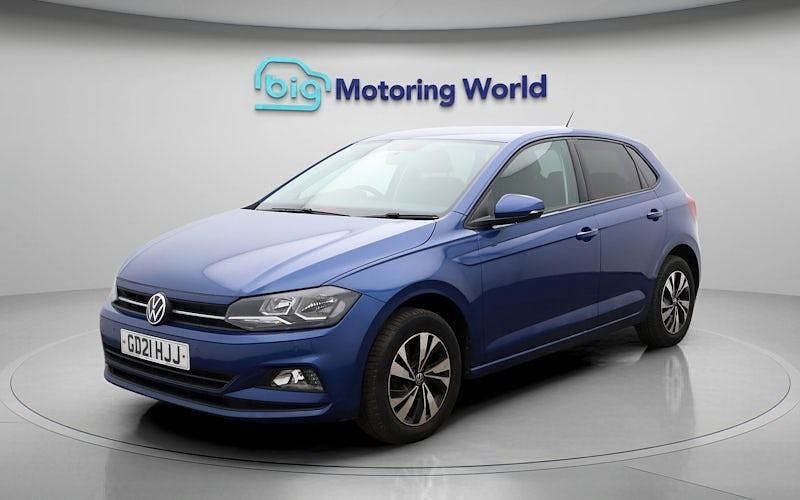 Used VW Polo Match 95 HP (69 kW) 2021 Blue Hatchback