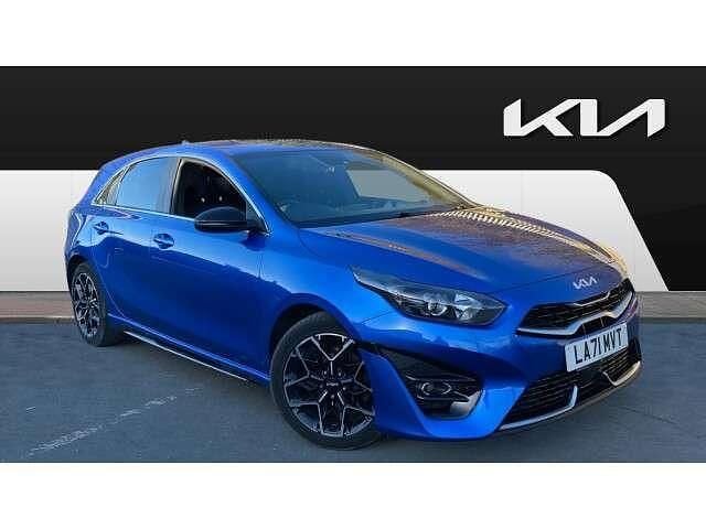 Blue Used 2022 Kia Ceed GT-Line Hatchback | £15,238 (Fair price) - Image 1/4
