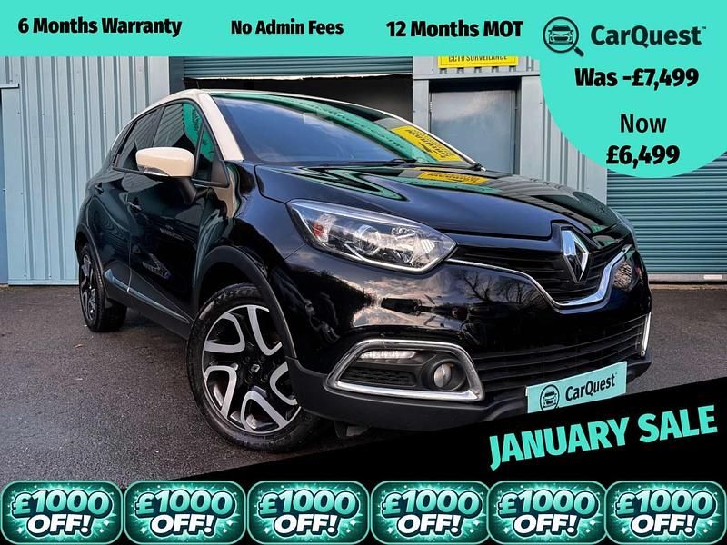Black/cream Used 2015 Renault Captur Dynamique SUV | £6,499 (Fair price) - Image 1/4