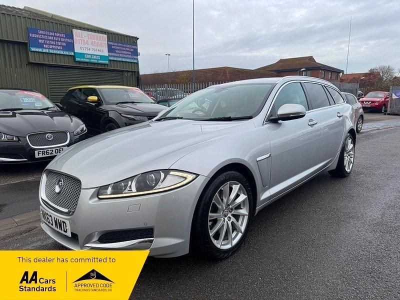 Silver Used 2013 Jaguar XF Luxury Estate | £6,495 (Fair price) - Image 1/3