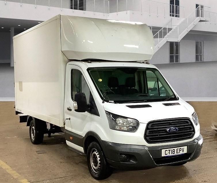 Used Ford Transit 130 HP (95 kW) 2018 White Cabriolet