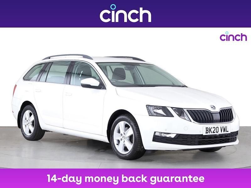 White Used 2020 Skoda Octavia SE Technology Estate | £14,299 (Fair price) - Image 1/3