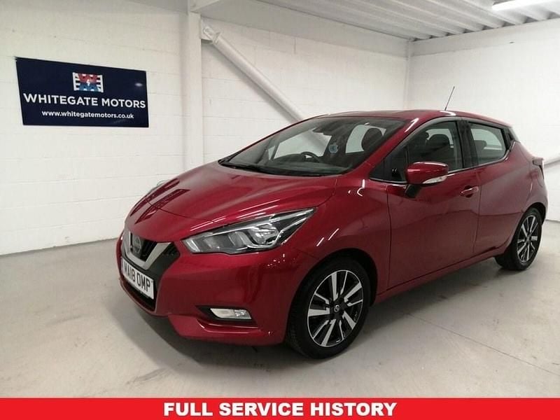 Used Nissan Micra Acenta Limited Edition 2018 Red Hatchback