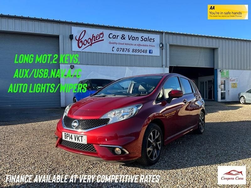 Red Used 2014 Nissan Note S MPV | £4,250 (Fair price) - Image 1/4