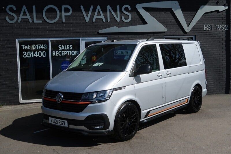 Silver Used 2021 VW T6.1 Highline Van | £24,995 - Image 1/4