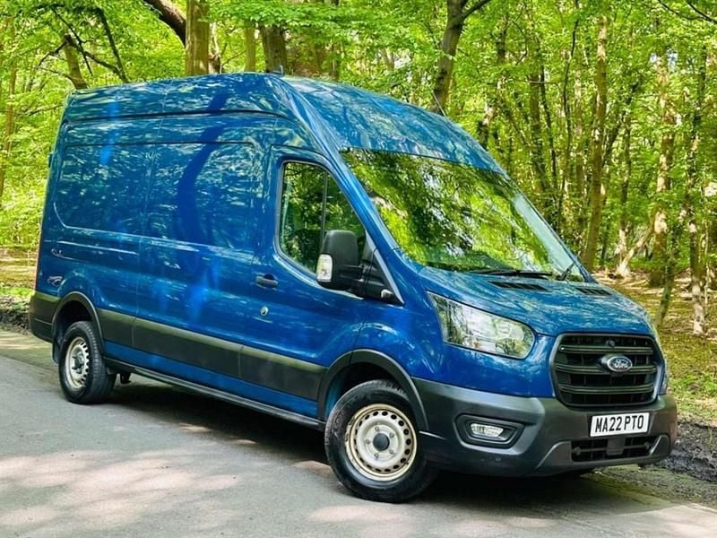 Blue Used 2022 Ford Transit Van | £9,389 (Good price) - Image 1/4