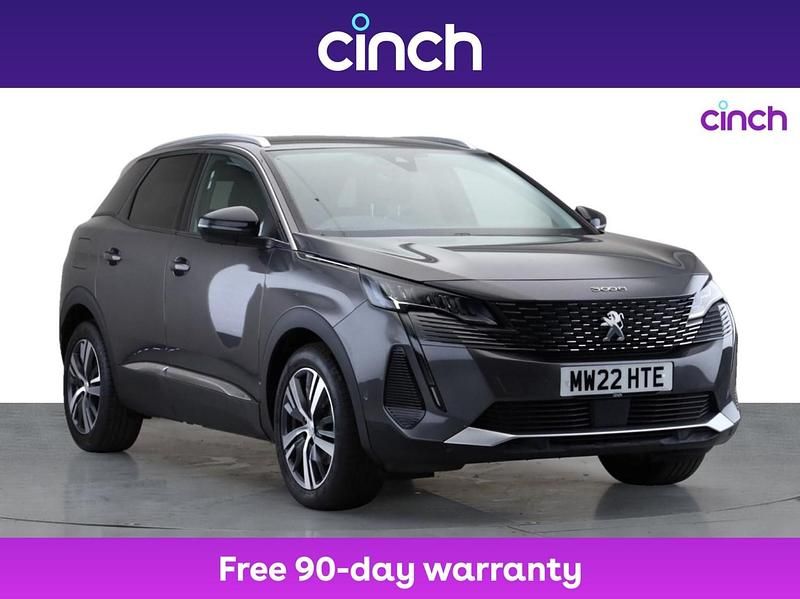 Grey Used 2022 Peugeot 3008 Allure Premium SUV | £16,799 (Fair price) - Image 1/3