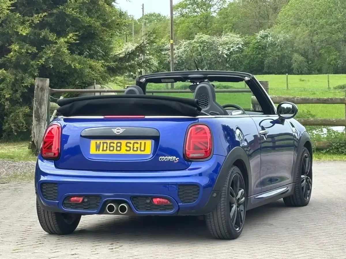 Begagnad Mini Cooper S Cabriolet 2018 Blå Cab