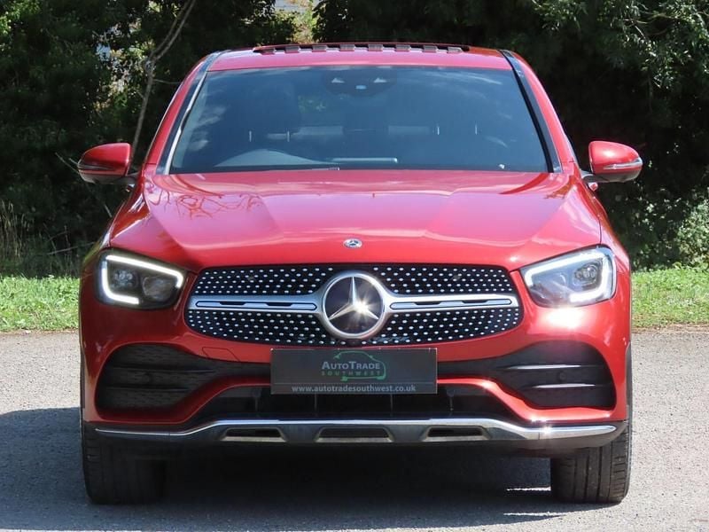 Used Mercedes GLC300 AMG line 2019 Red Coupe