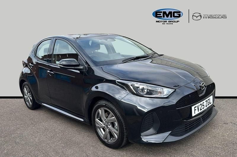 Black Used 2025 Mazda 2 Exclusive-Line Hatchback | £19,990 (Fair price) - Image 1/3