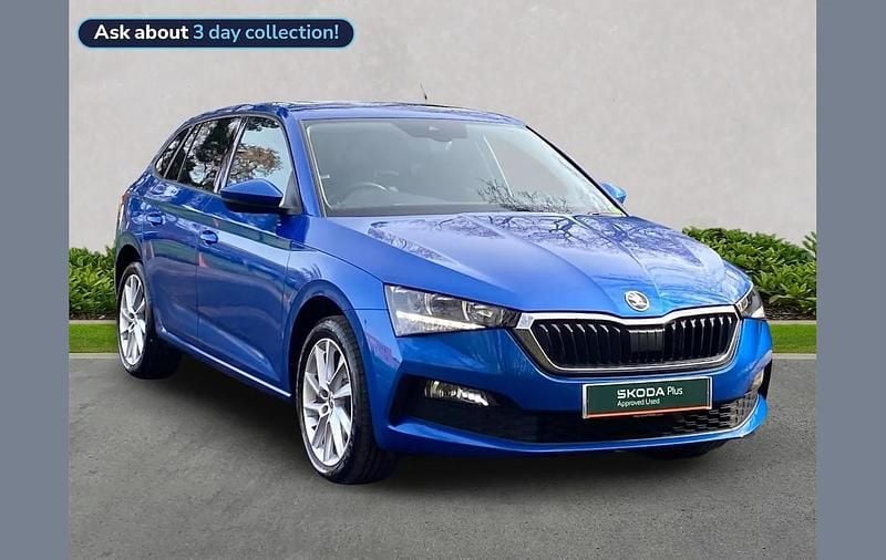 Used Skoda Scala SE L 147 HP (108 kW) 2022 Blue Hatchback