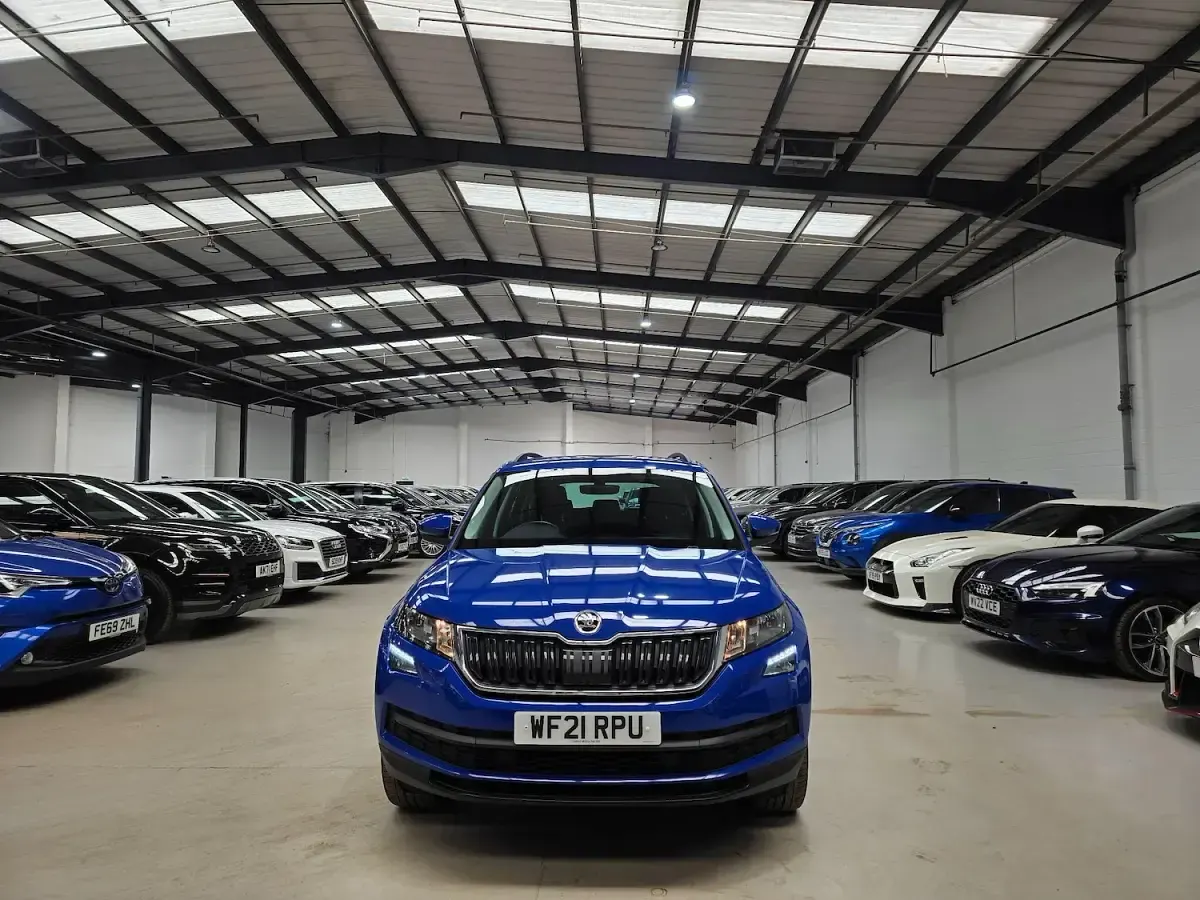 Used Skoda Kodiaq SE Drive 150 HP (110 kW) 2021 Blue SUV