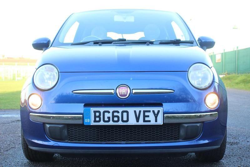 Used Fiat 500 Lounge 69 HP (50 kW) 2010 Blue Hatchback