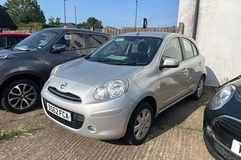 Silver Used 2012 Nissan Micra Acenta Hatchback | £3,495 (Fair price) - Image 1/1