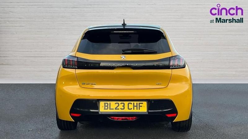 Used Peugeot e-208 GTi 100 kW (136 HP) 2023 Yellow Hatchback