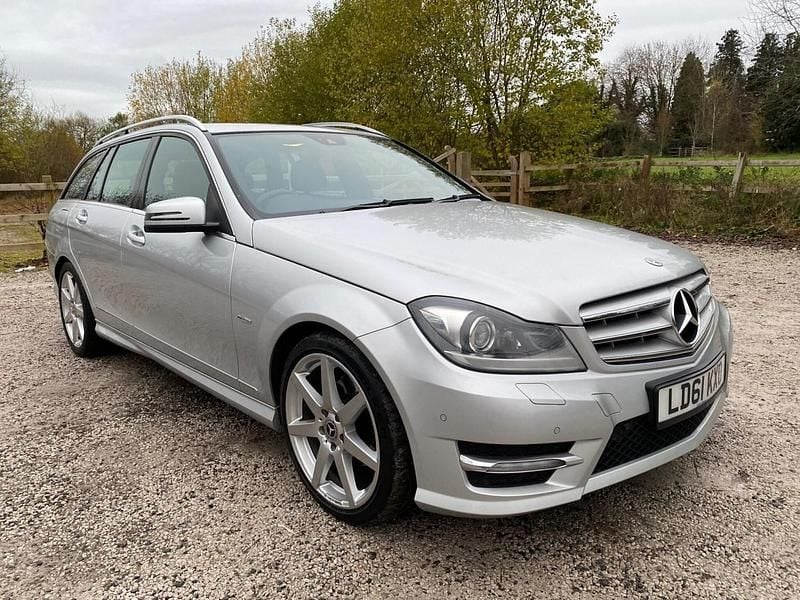 Silver Used 2011 Mercedes C220 Sport Edition Estate | £5,490 (Good price) - Image 1/4