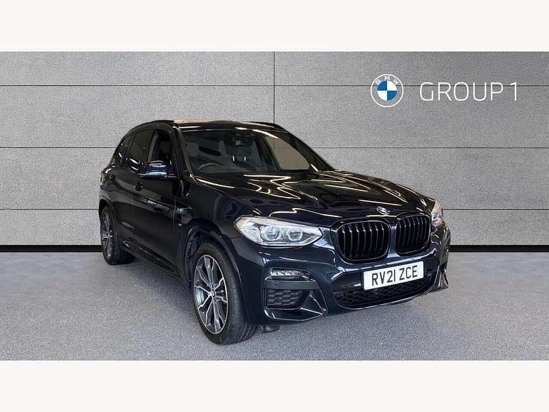 Black Used 2021 BMW X3 M Sport SUV | £29,995 (Fair price) - Image 1/4