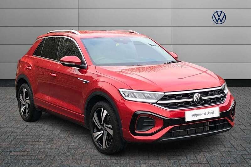Red Used 2022 VW T-Roc R-line SUV | £22,829 (Fair price) - Image 1/4