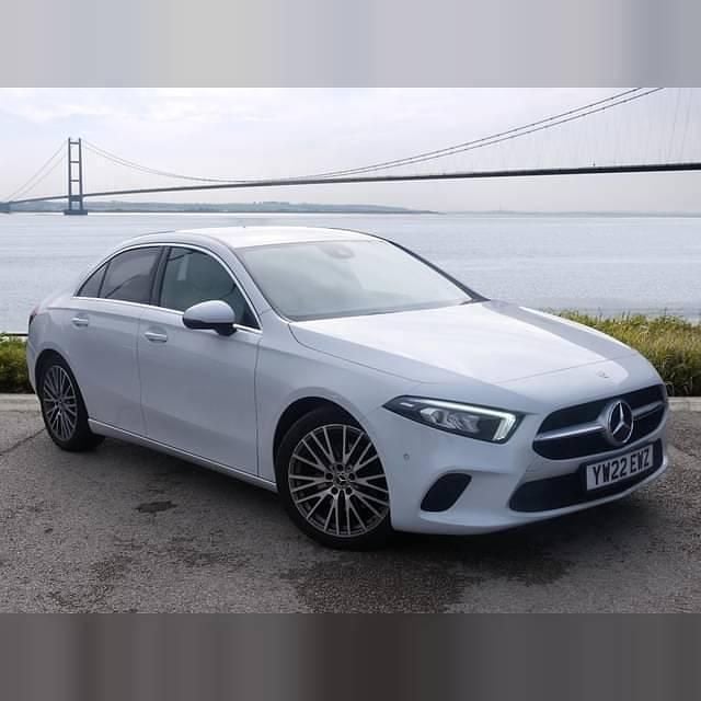 Digital white metallic Used 2022 Mercedes A200 Executive Sedan | £21,440 (Good price) - Image 1/4