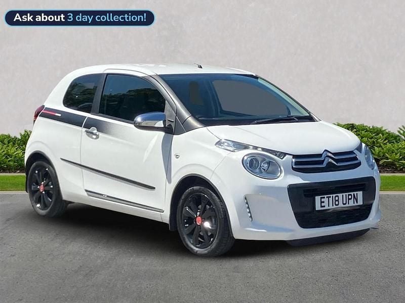 White Used 2018 Citroën C1 Furio Hatchback | £6,236 (Fair price) - Image 1/4