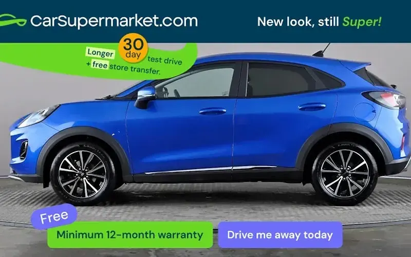 Usado Ford Puma Titanium 155 HP (114 kW) 2023 Azul SUV