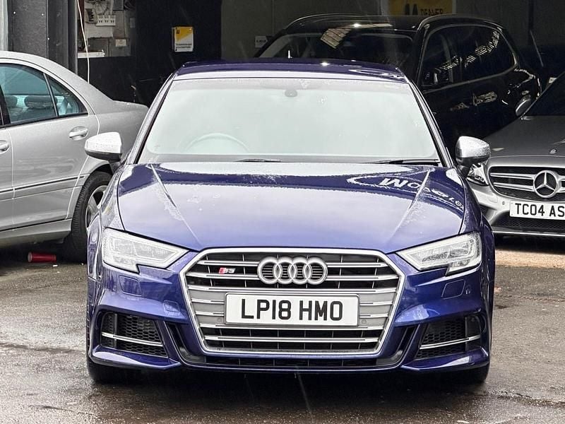 Used Audi S3 Sportback Advanced 2018 Blue Hatchback