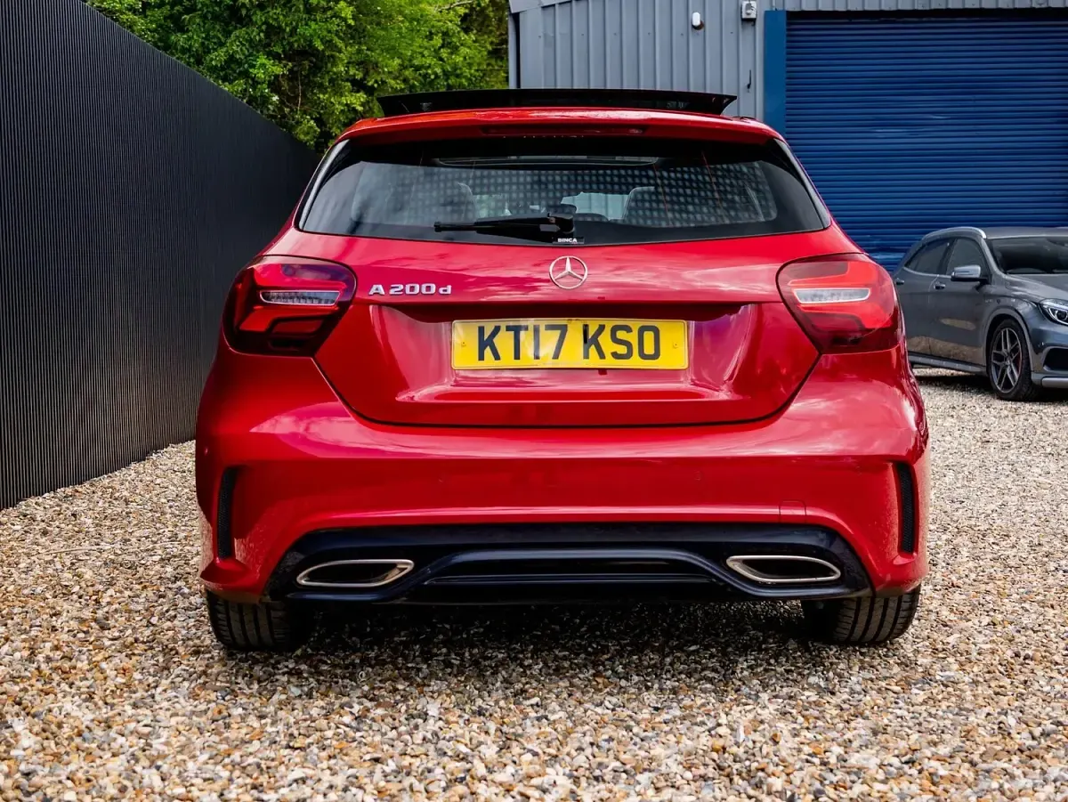 Used Mercedes A200 AMG Line Premium Plus 2017 Red Hatchback