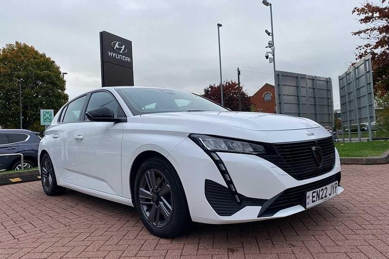White Used 2022 Peugeot 308 Active Premium Hatchback | £15,600 (Good price) - Image 1/4