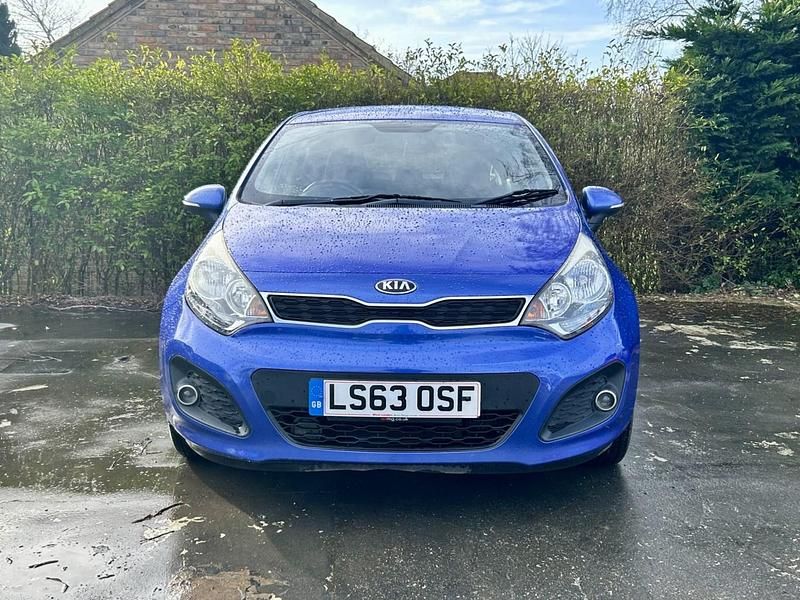 Used Kia Rio 2014 Blue Hatchback