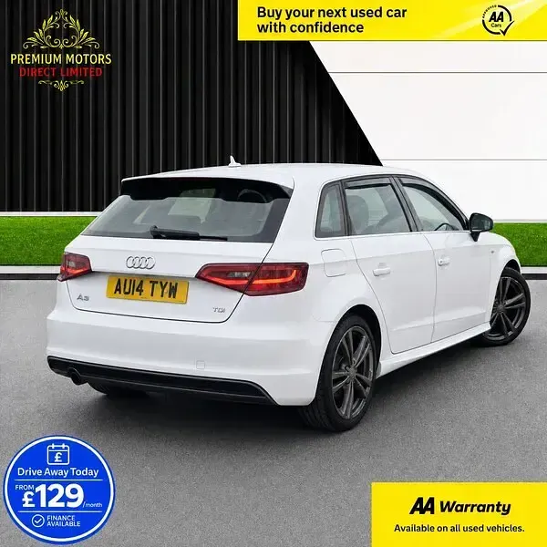 Used Audi A3 S-Line 2014 White