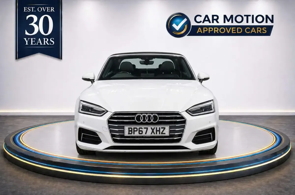 Begagnad Audi A5 Cabriolet Sport 2018 Vit Cab