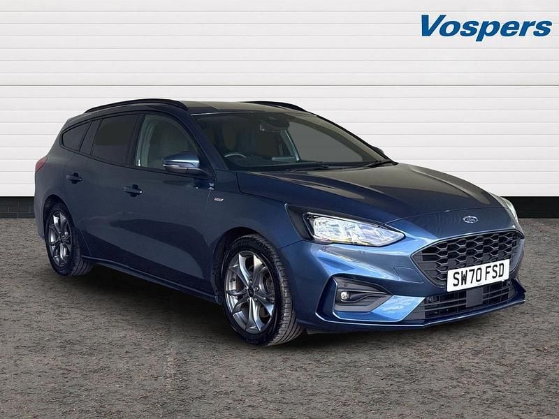 Blue Used 2020 Ford Focus ST-Line Estate | £11,895 (Fair price) - Image 1/3