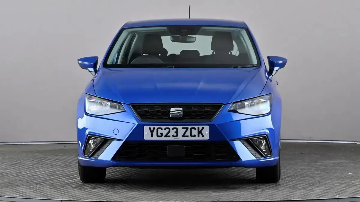 Used Seat Ibiza SE Technology 95 HP (69 kW) 2023 Blue Hatchback