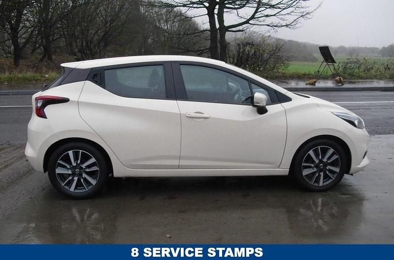 Used Nissan Micra Acenta 71 HP (52 kW) 2018 White Hatchback