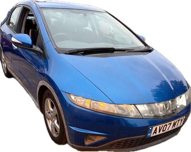 Blue Used 2007 Honda Civic SE Hatchback | £2,750 (Fair price) - Image 1/4