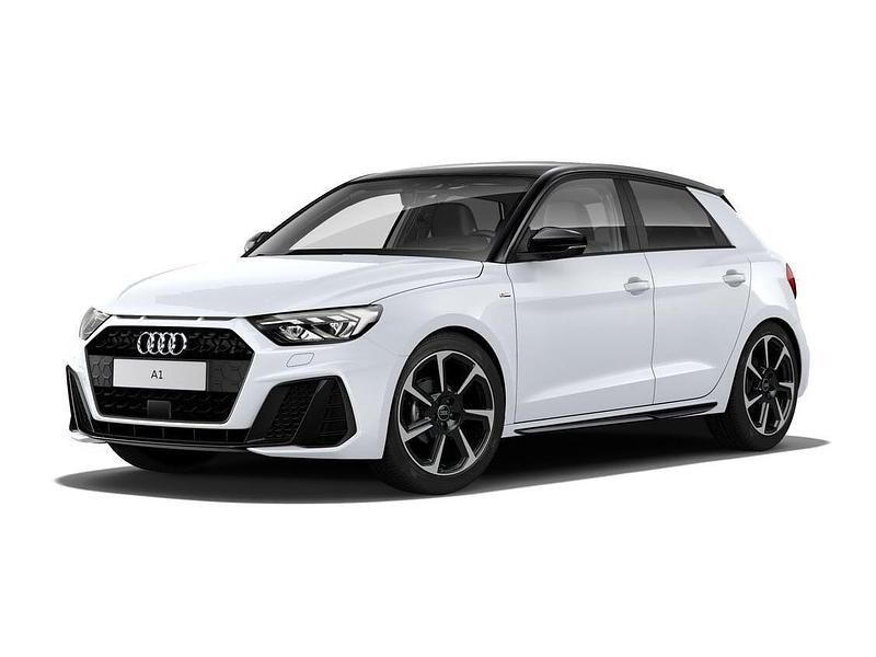 New Audi A1 Sportback Black Edition 150 HP (110 kW) 2026 White Hatchback