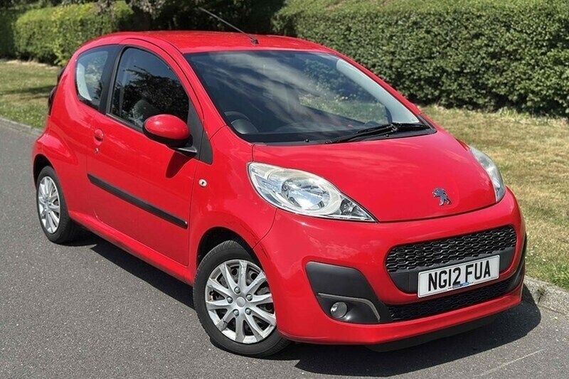 Red Used 2012 Peugeot 107 Active Hatchback | £2,490 (Good price) - Image 1/1