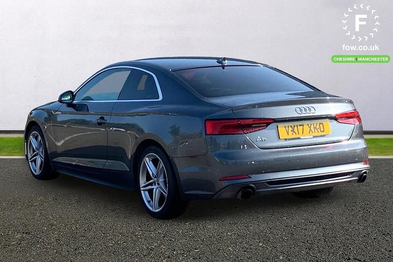 Used Audi A5 S-Line 190 HP (139 kW) 2017 Grey Coupe
