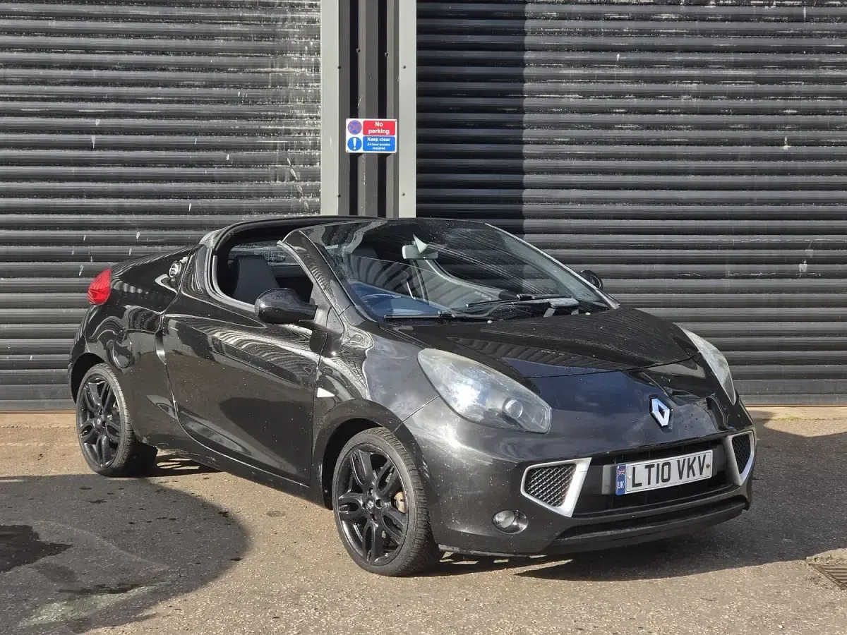 Used Renault Wind Dynamique 101 HP (74 kW) 2010 Black Cabriolet