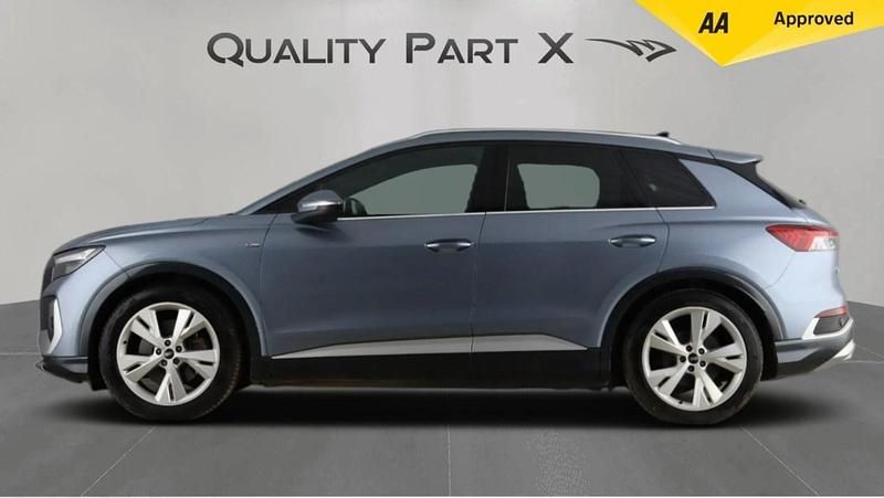 Used Audi Q4 e-tron S-Line 150 kW (204 HP) 2021 Blue SUV