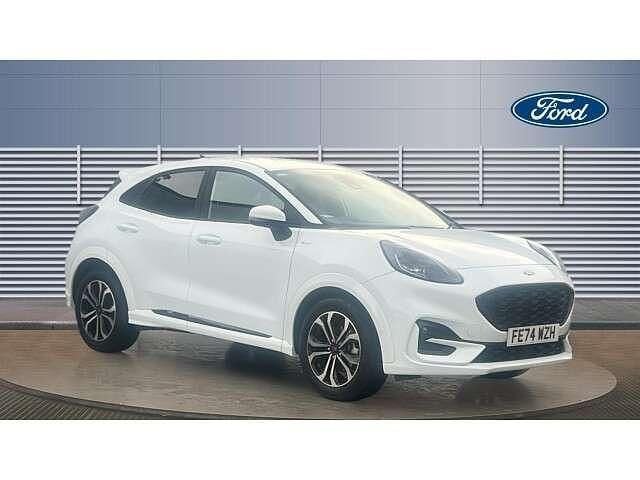 White Used 2024 Ford Puma Gen-E ST-Line SUV | £18,438 (Fair price) - Image 1/4