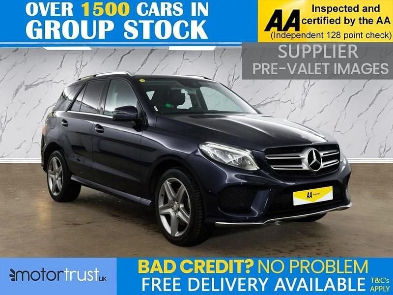 Used Mercedes GLE250 AMG line 204 HP (150 kW) 2016 Blue SUV