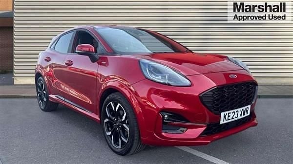 Red Used 2023 Ford Puma ST-Line X SUV | £17,969 (Good price) - Image 1/4