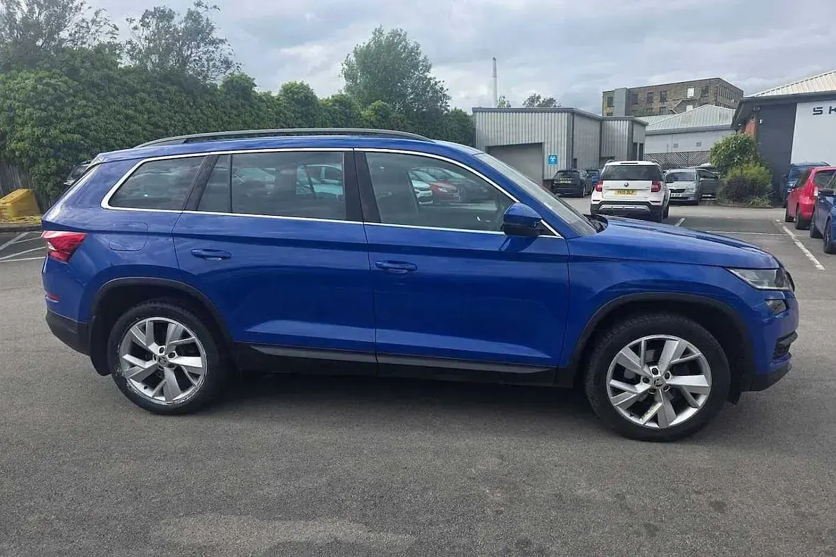 Used Skoda Kodiaq SE L 110 HP (80 kW) 2018 Blue SUV